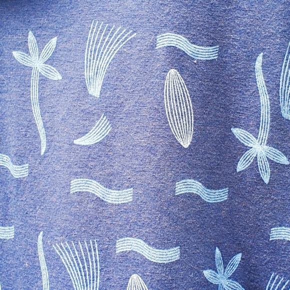 PGA TOUR Golf Shirt Men's XL Blue Print Short Sleeve Polo - Picture 5 of 6